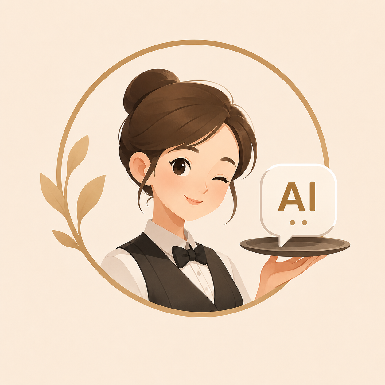 AI voice assistant icon